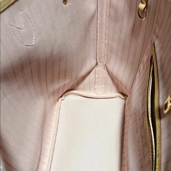 Louis Vuitton Damier Azur Neverfull MM, rose ballerine interior, - Picture 5 of 17